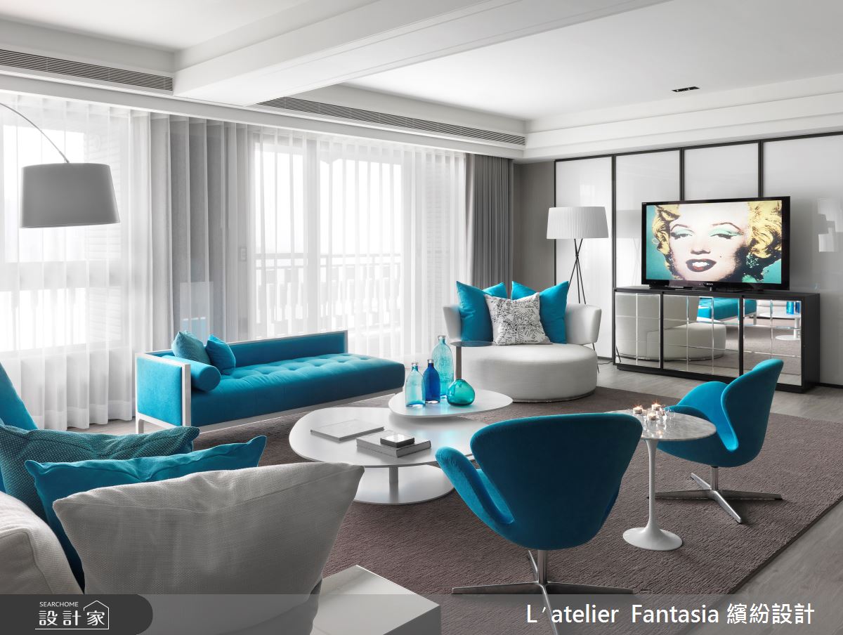 68坪新成屋(5年以下)＿現代風客廳案例圖片＿L′atelier Fantasia 繽紛設計＿繽紛_11之4