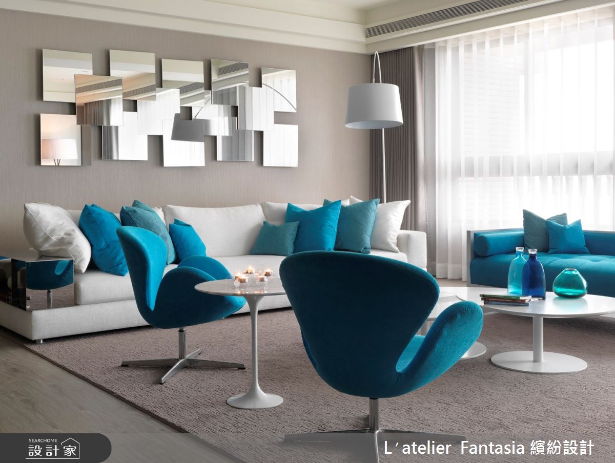 68坪新成屋(5年以下)＿現代風客廳案例圖片＿L′atelier Fantasia 繽紛設計＿繽紛_11之6