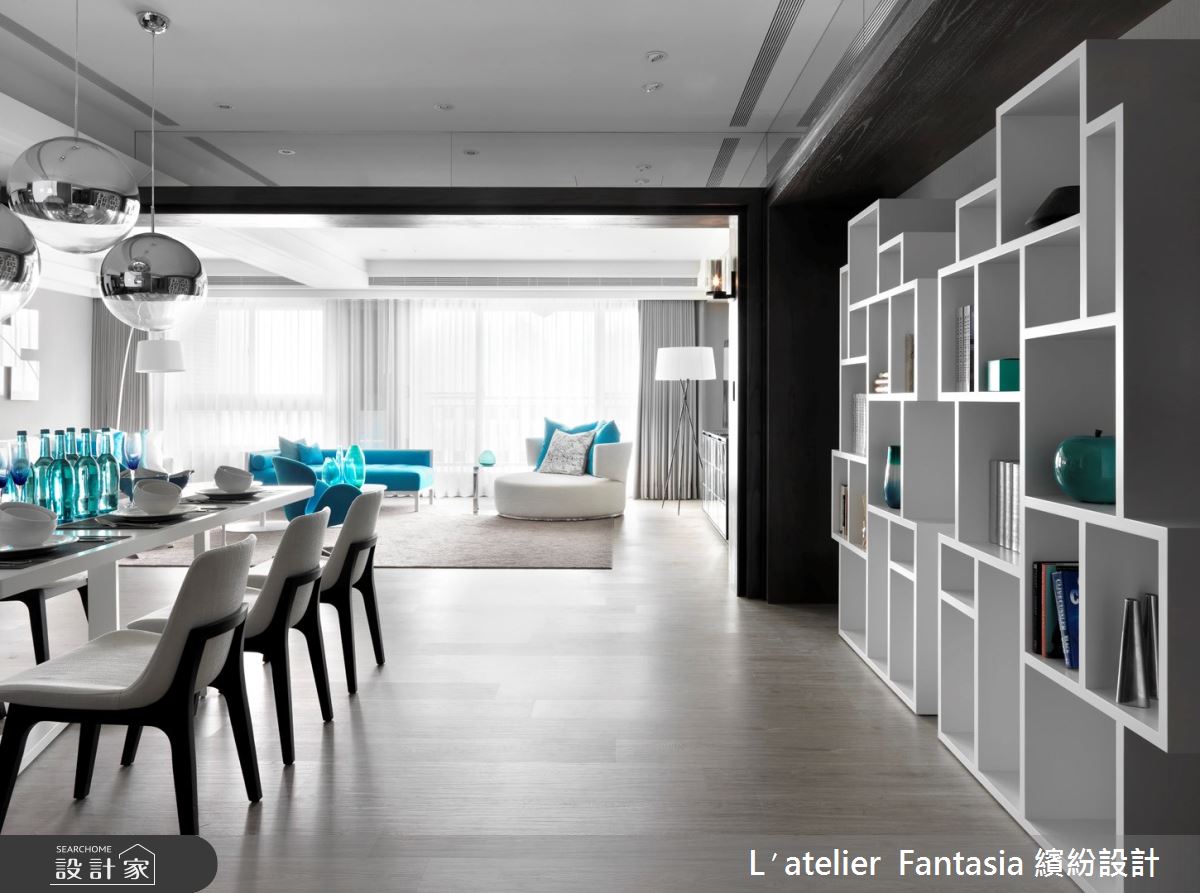 68坪新成屋(5年以下)＿現代風客廳餐廳案例圖片＿L′atelier Fantasia 繽紛設計＿繽紛_11之10