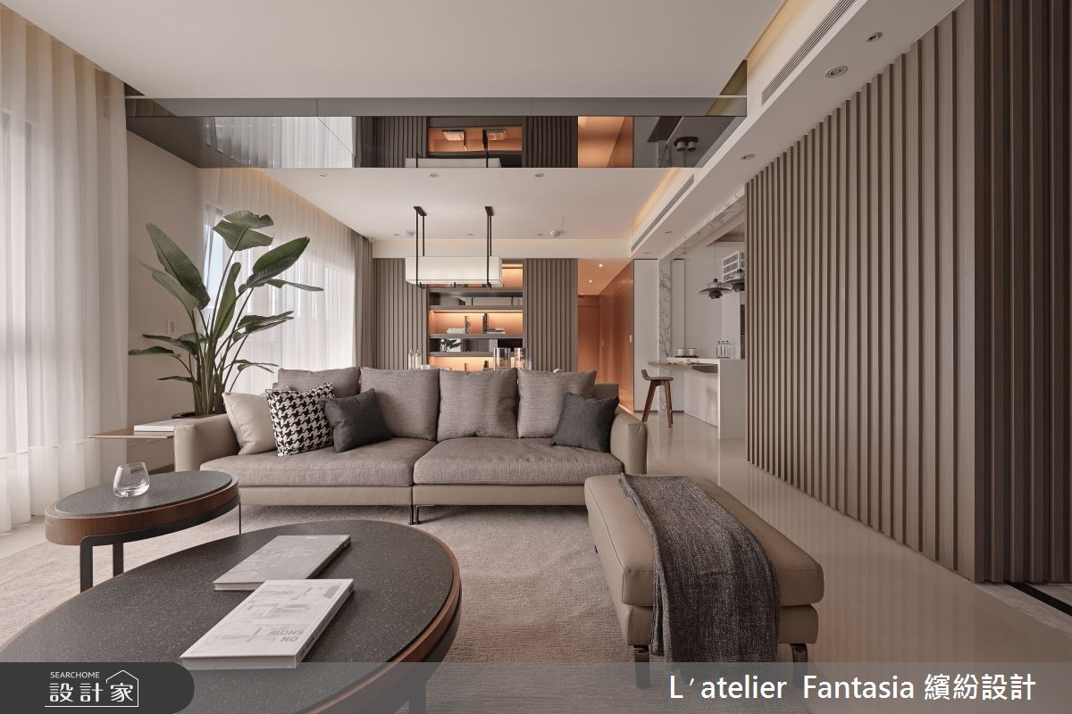 43坪新成屋(5年以下)＿現代風客廳案例圖片＿L′atelier Fantasia 繽紛設計＿繽紛_12之2