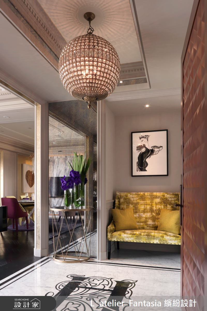 47坪新成屋(5年以下)＿奢華風玄關案例圖片＿L′atelier Fantasia 繽紛設計＿繽紛_14之1