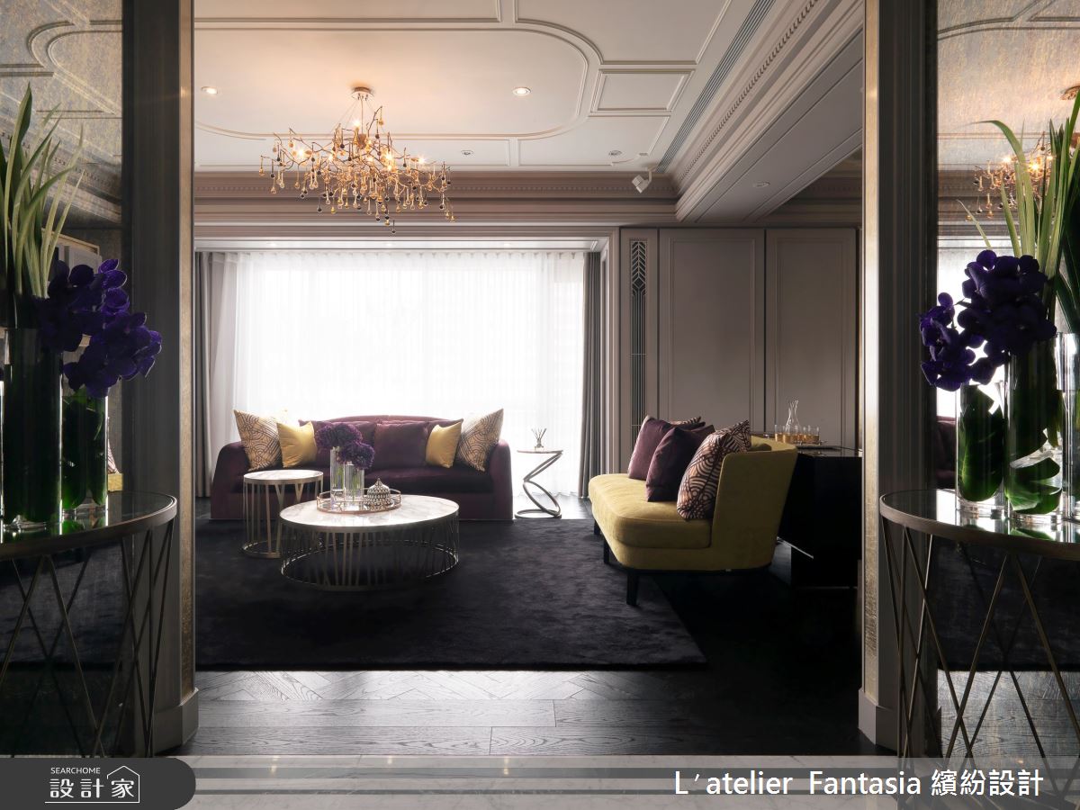 47坪新成屋(5年以下)＿奢華風客廳案例圖片＿L′atelier Fantasia 繽紛設計＿繽紛_14之2