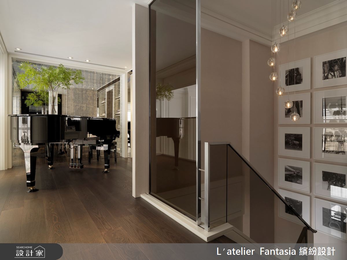 70坪新成屋(5年以下)＿奢華風樓梯案例圖片＿L′atelier Fantasia 繽紛設計＿繽紛_02之9
