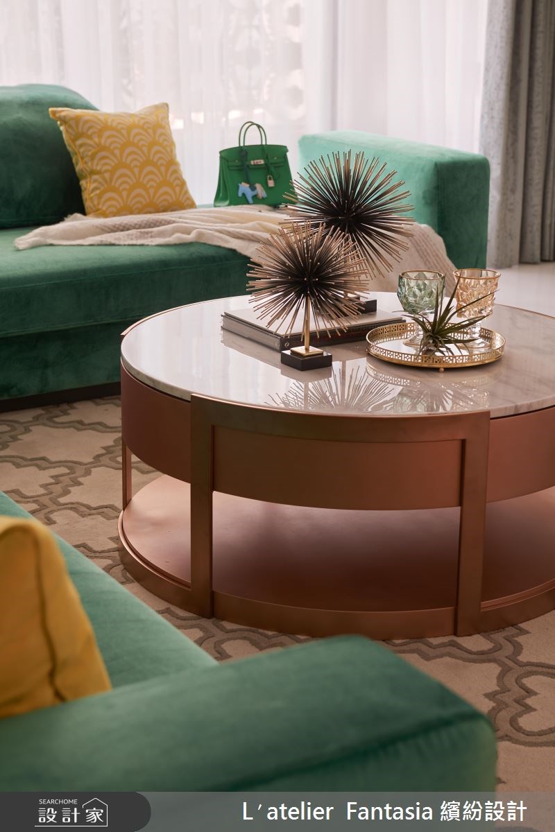 60坪新成屋(5年以下)＿新古典客廳案例圖片＿L′atelier Fantasia 繽紛設計＿繽紛_16之11