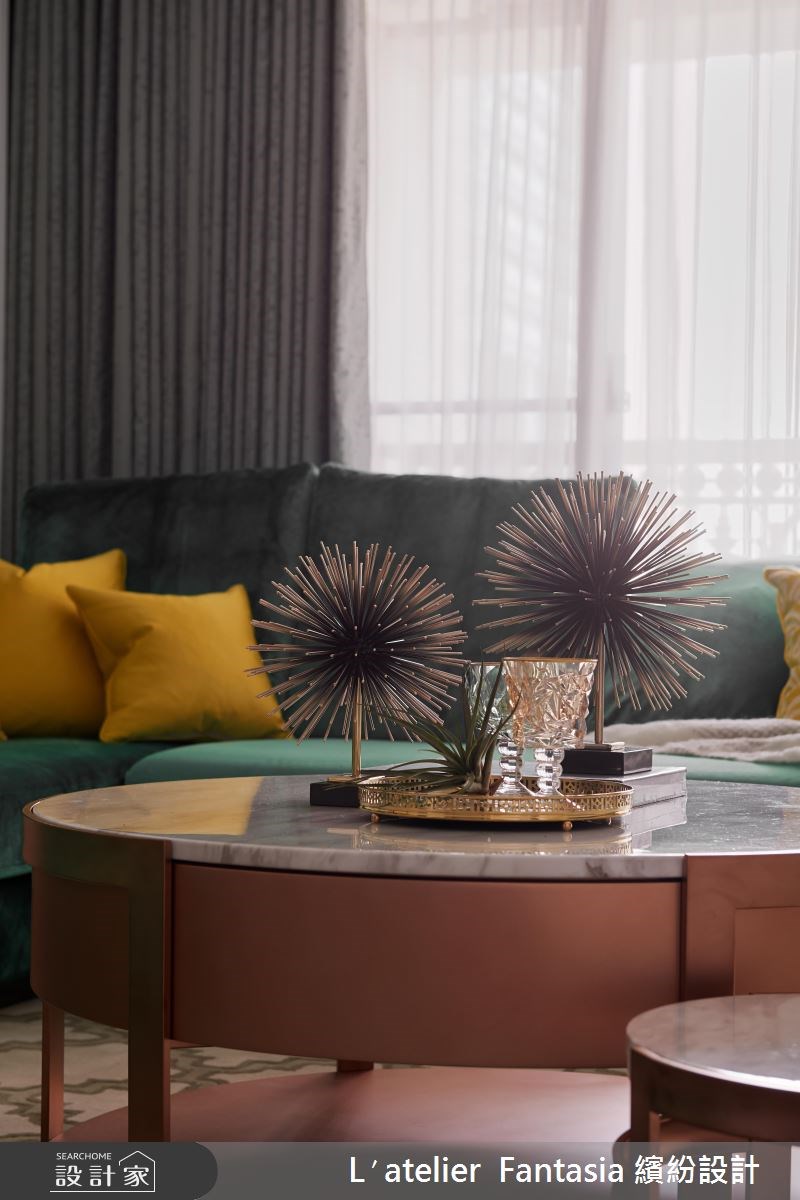 60坪新成屋(5年以下)＿新古典客廳案例圖片＿L′atelier Fantasia 繽紛設計＿繽紛_16之15