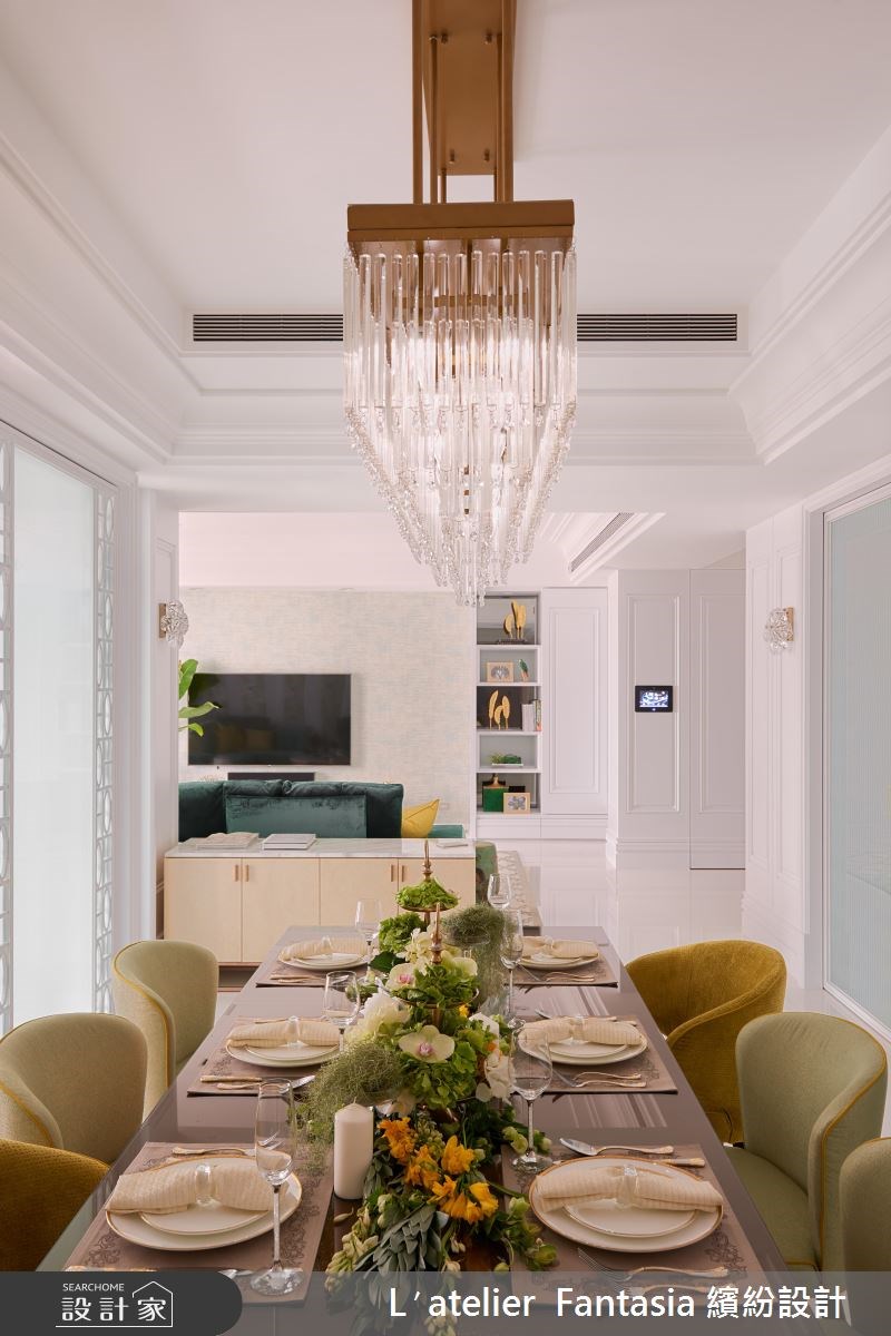 60坪新成屋(5年以下)＿新古典餐廳案例圖片＿L′atelier Fantasia 繽紛設計＿繽紛_16之16