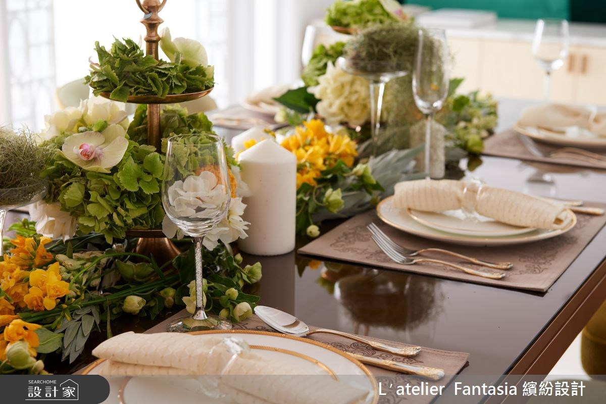 60坪新成屋(5年以下)＿新古典餐廳案例圖片＿L′atelier Fantasia 繽紛設計＿繽紛_16之18