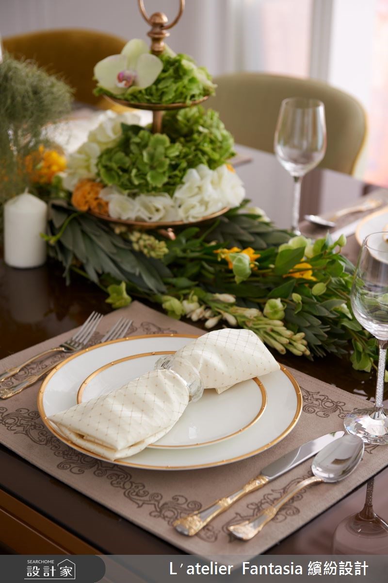 60坪新成屋(5年以下)＿新古典餐廳案例圖片＿L′atelier Fantasia 繽紛設計＿繽紛_16之19