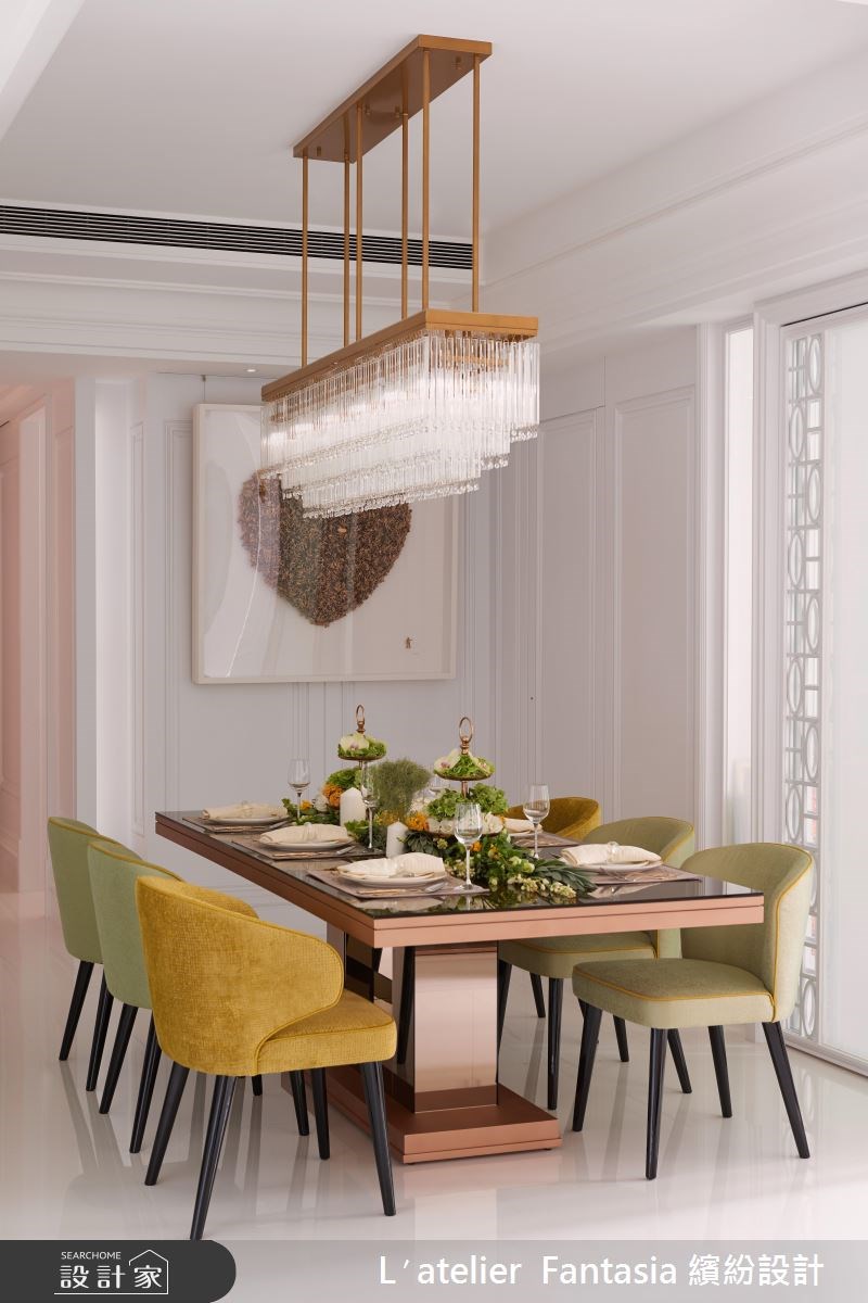 60坪新成屋(5年以下)＿新古典餐廳案例圖片＿L′atelier Fantasia 繽紛設計＿繽紛_16之20