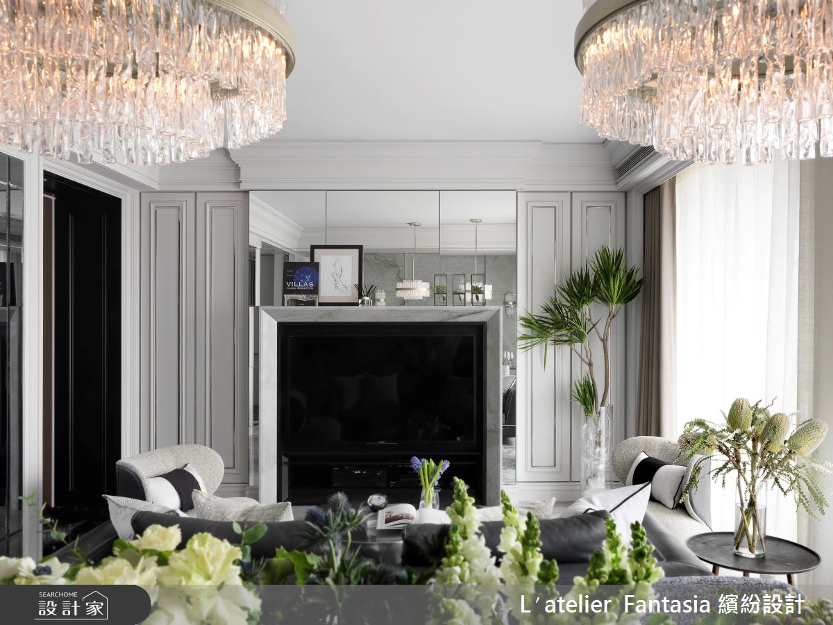 43坪新成屋(5年以下)＿新古典客廳案例圖片＿L′atelier Fantasia 繽紛設計＿繽紛_15之4
