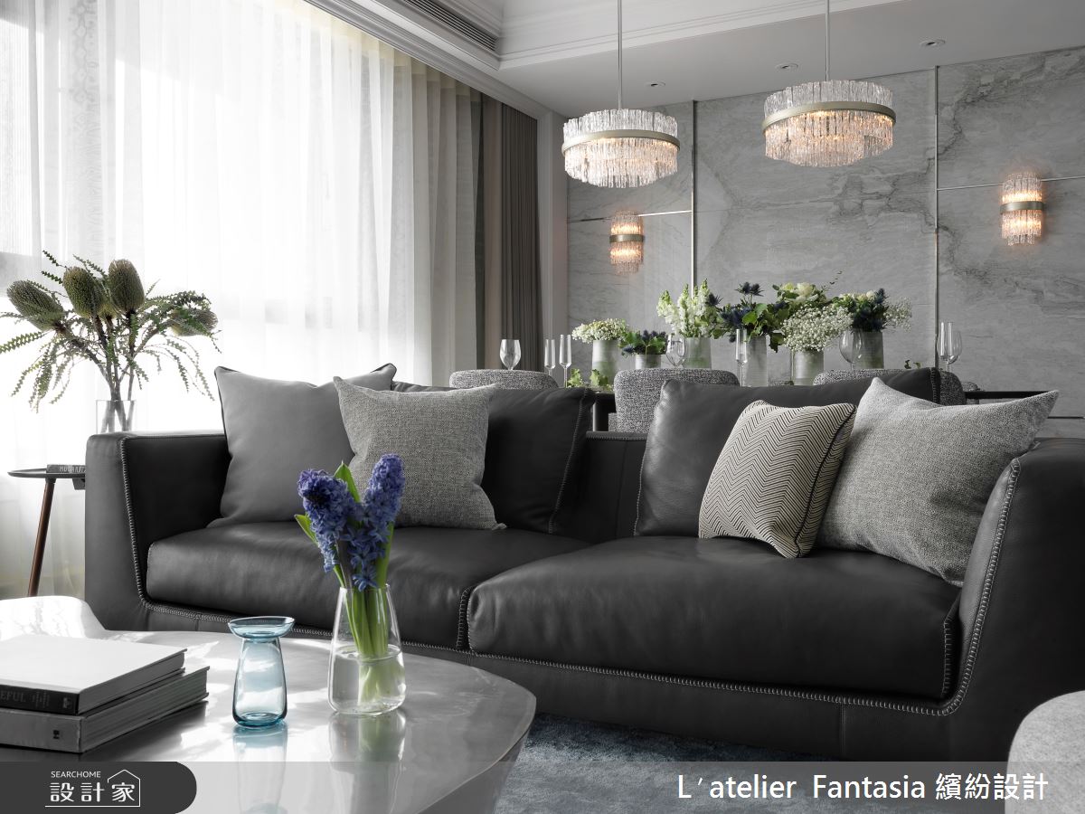 43坪新成屋(5年以下)＿新古典客廳餐廳案例圖片＿L′atelier Fantasia 繽紛設計＿繽紛_15之6