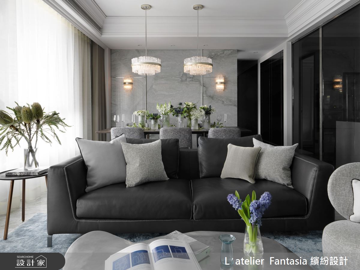 43坪新成屋(5年以下)＿新古典客廳餐廳案例圖片＿L′atelier Fantasia 繽紛設計＿繽紛_15之7
