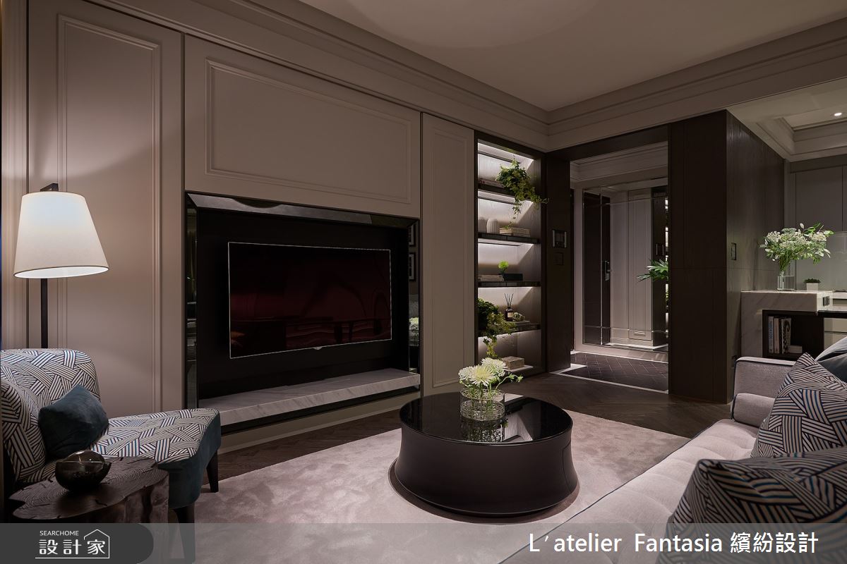 17坪預售屋＿現代風客廳案例圖片＿L′atelier Fantasia 繽紛設計＿繽紛_07之3