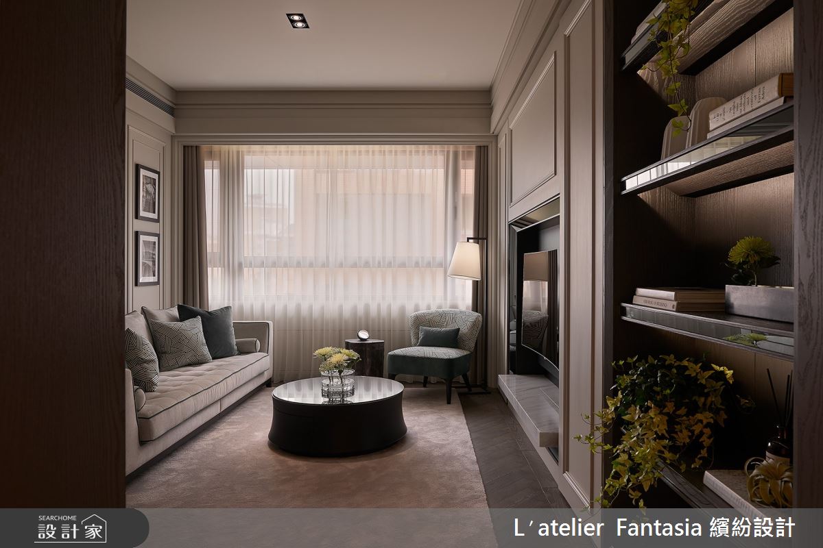 17坪預售屋＿現代風客廳案例圖片＿L′atelier Fantasia 繽紛設計＿繽紛_07之6