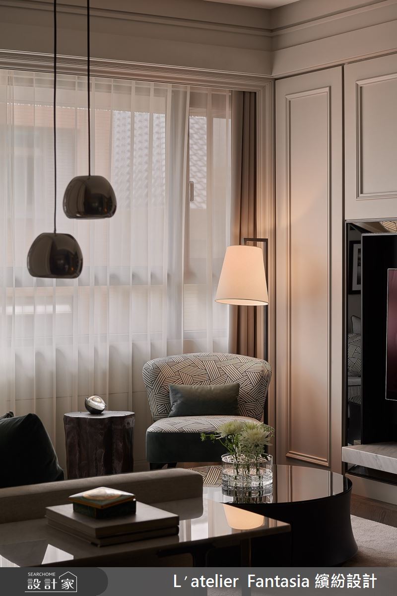 17坪預售屋＿現代風客廳案例圖片＿L′atelier Fantasia 繽紛設計＿繽紛_07之8