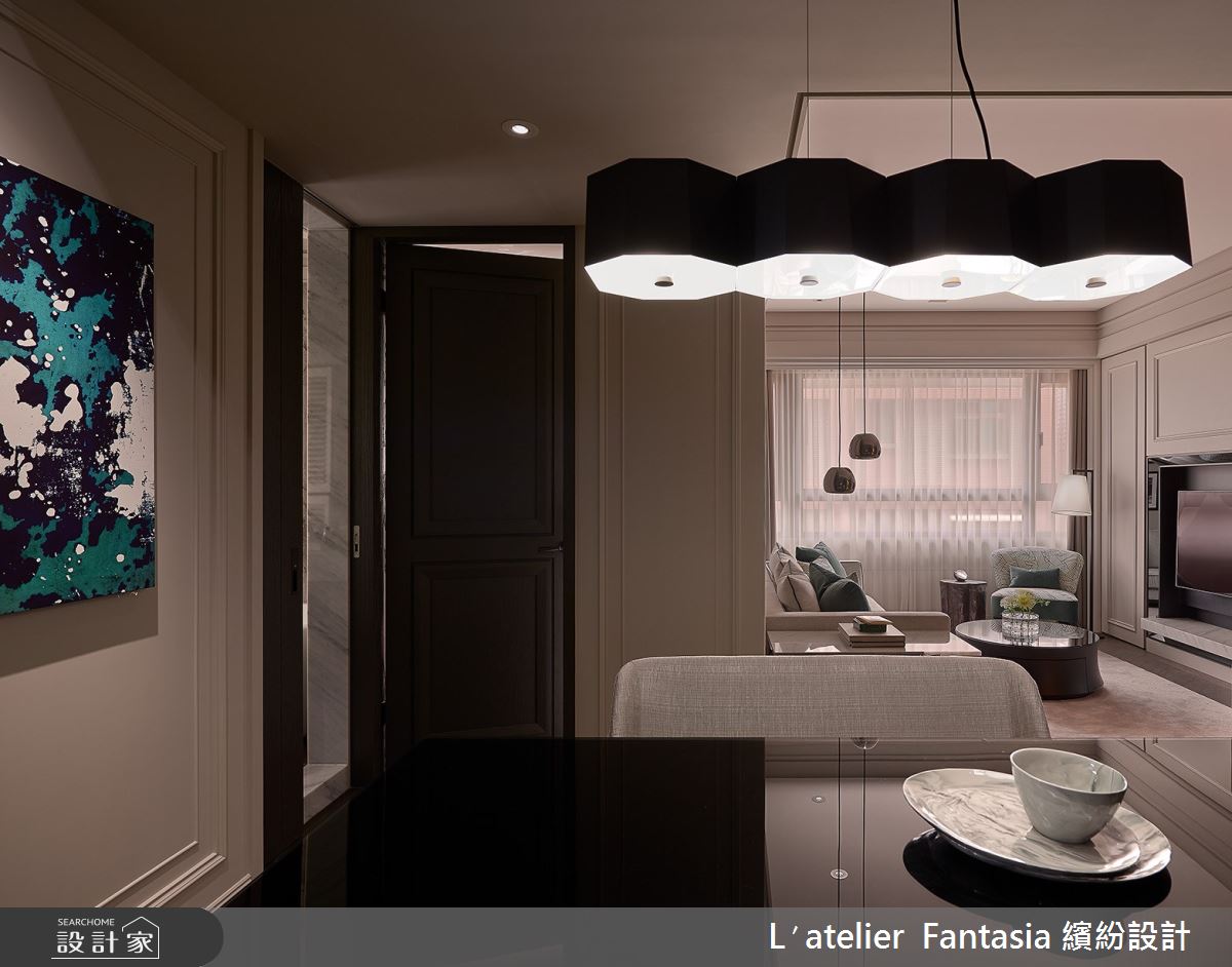 17坪預售屋＿現代風客廳餐廳案例圖片＿L′atelier Fantasia 繽紛設計＿繽紛_07之13