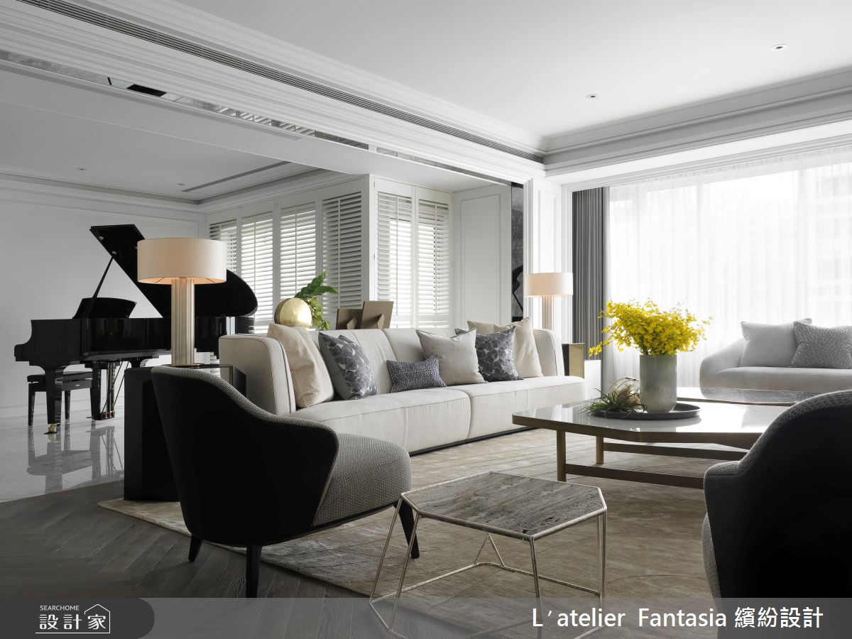 100坪中古屋(5~15年)＿新古典客廳案例圖片＿L′atelier Fantasia 繽紛設計＿繽紛_33之2