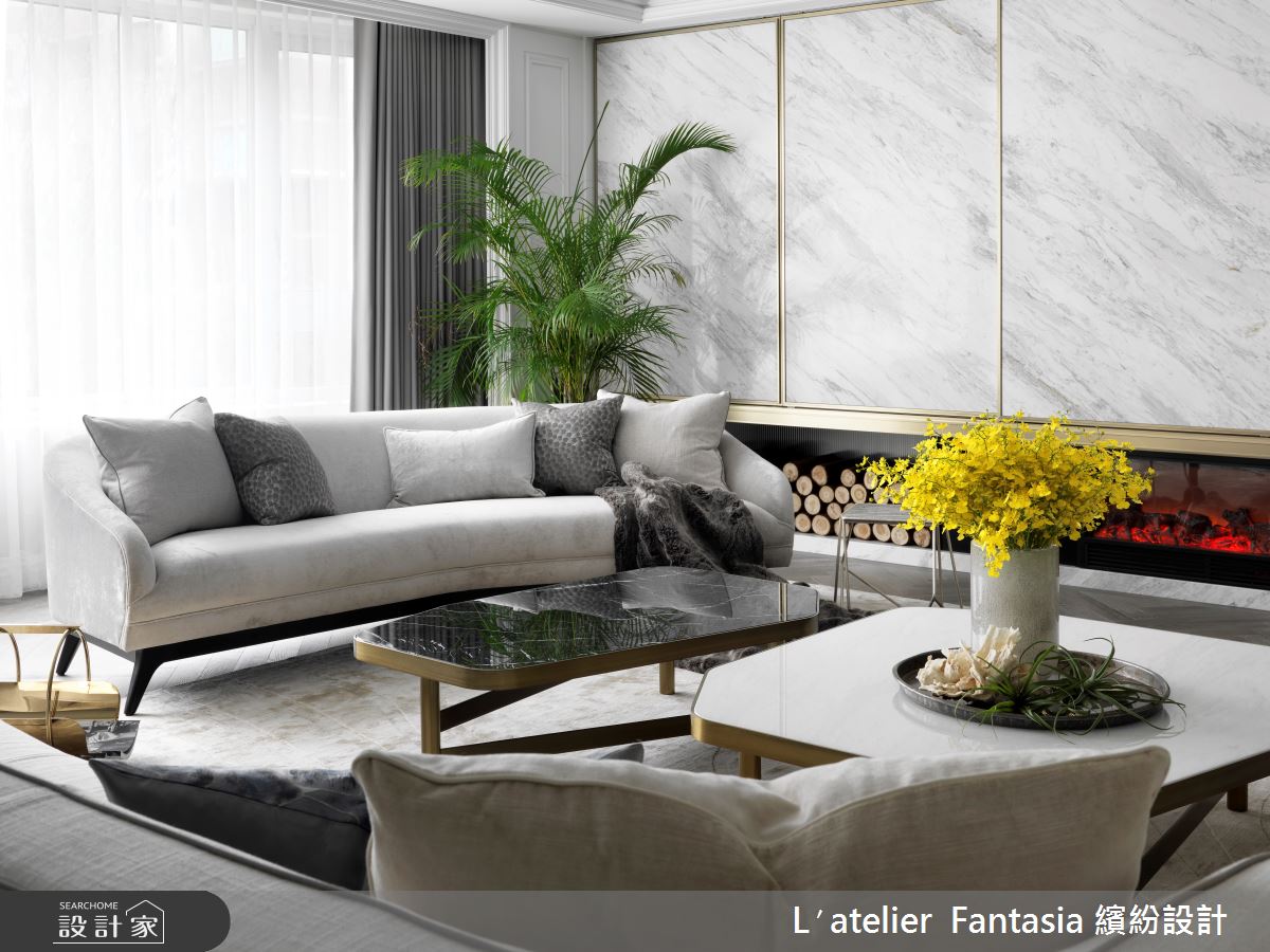 100坪中古屋(5~15年)＿新古典客廳案例圖片＿L′atelier Fantasia 繽紛設計＿繽紛_33之4