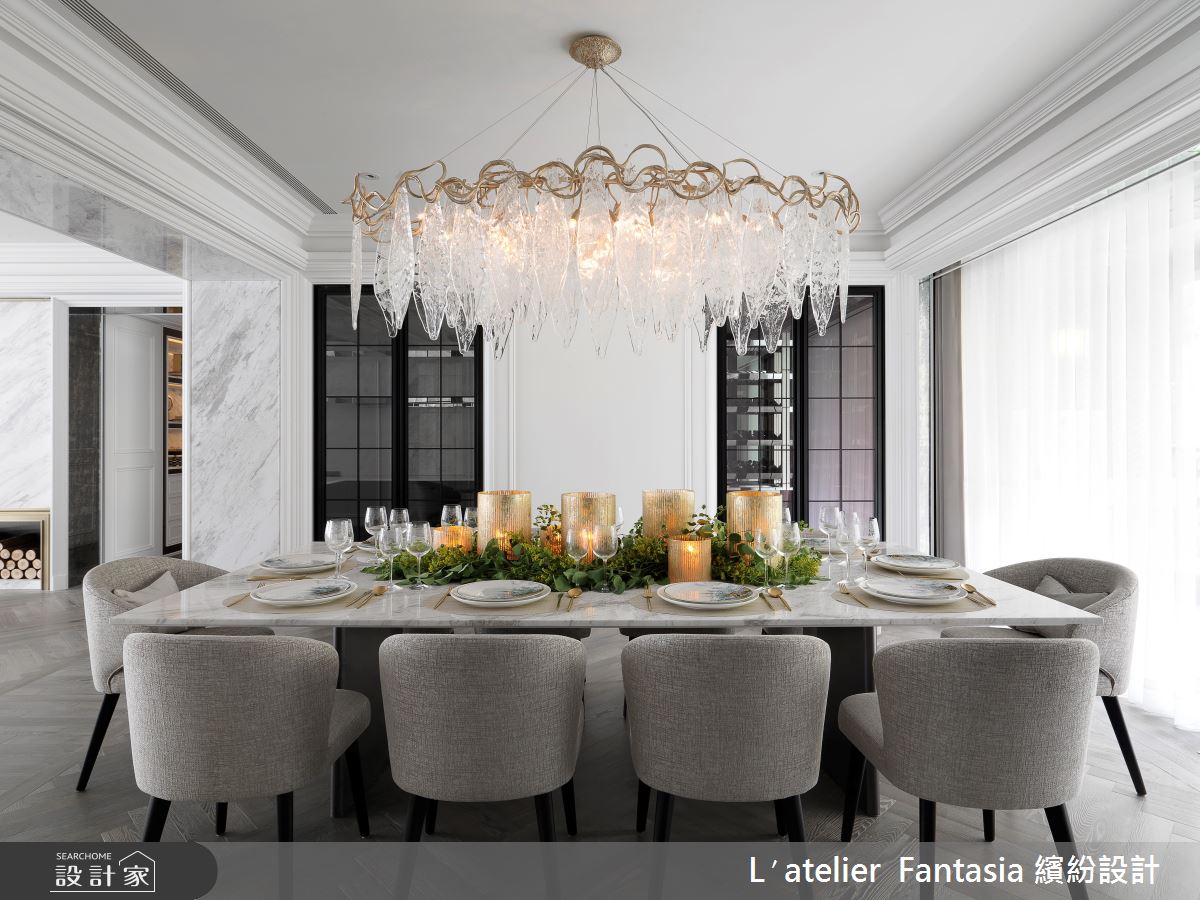 100坪中古屋(5~15年)＿新古典餐廳案例圖片＿L′atelier Fantasia 繽紛設計＿繽紛_33之7