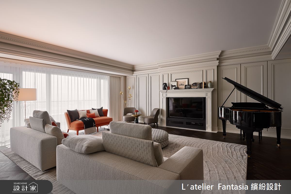 83坪新成屋(5年以下)＿新古典客廳案例圖片＿L′atelier Fantasia 繽紛設計＿繽紛_34之4