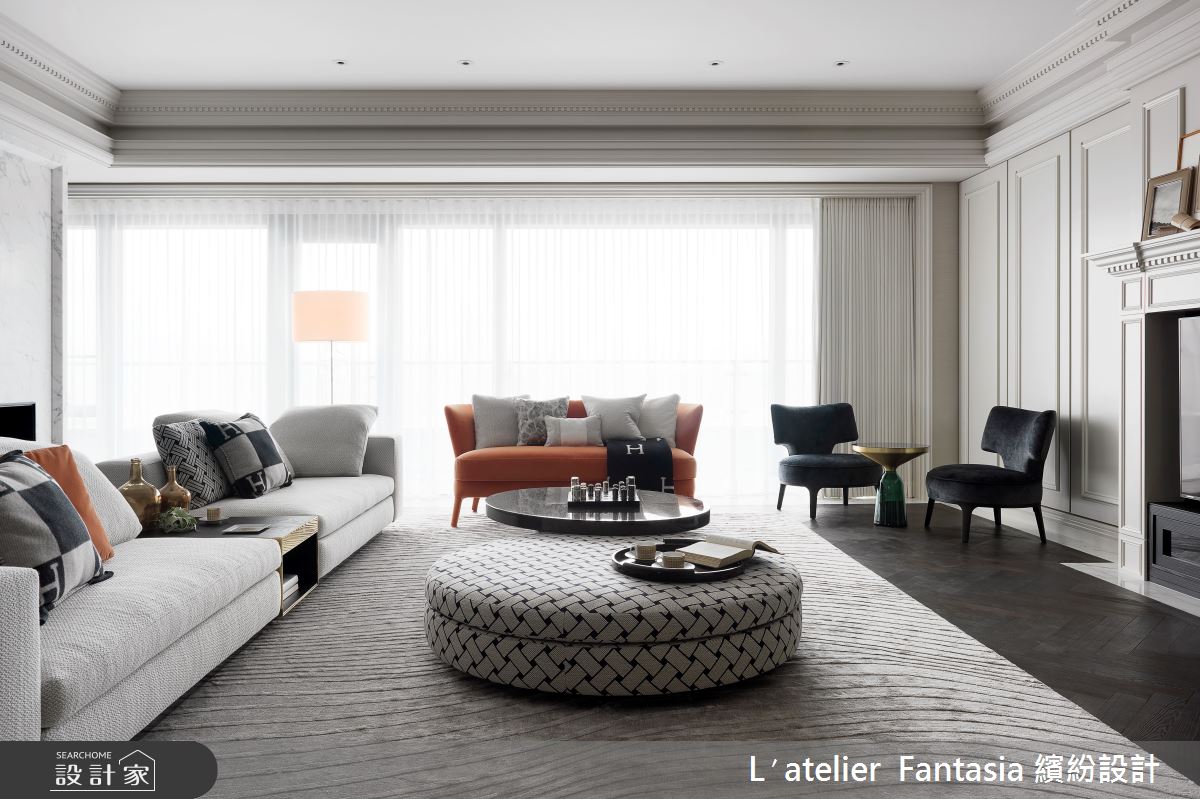 83坪新成屋(5年以下)＿新古典客廳案例圖片＿L′atelier Fantasia 繽紛設計＿繽紛_34之10
