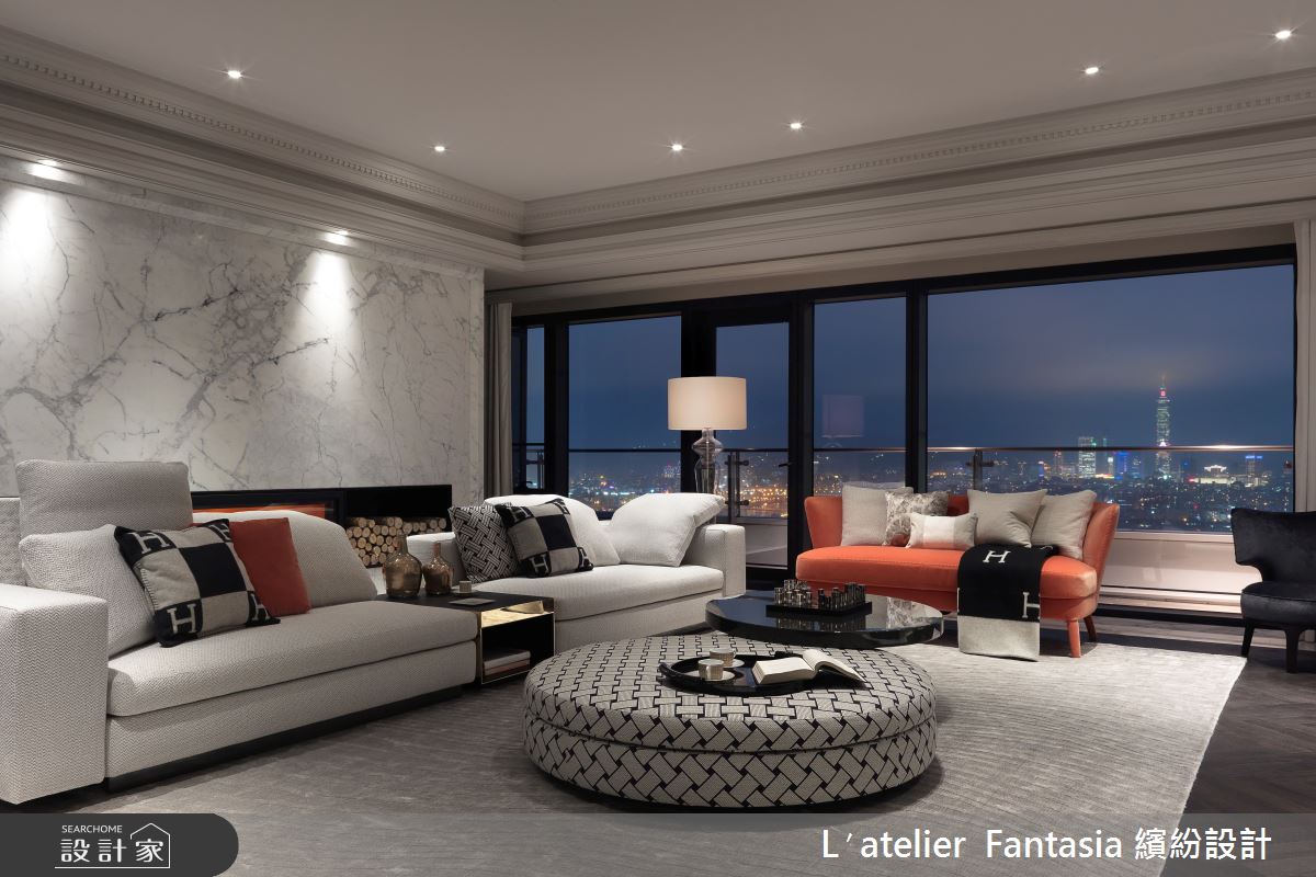 83坪新成屋(5年以下)＿新古典客廳案例圖片＿L′atelier Fantasia 繽紛設計＿繽紛_34之11