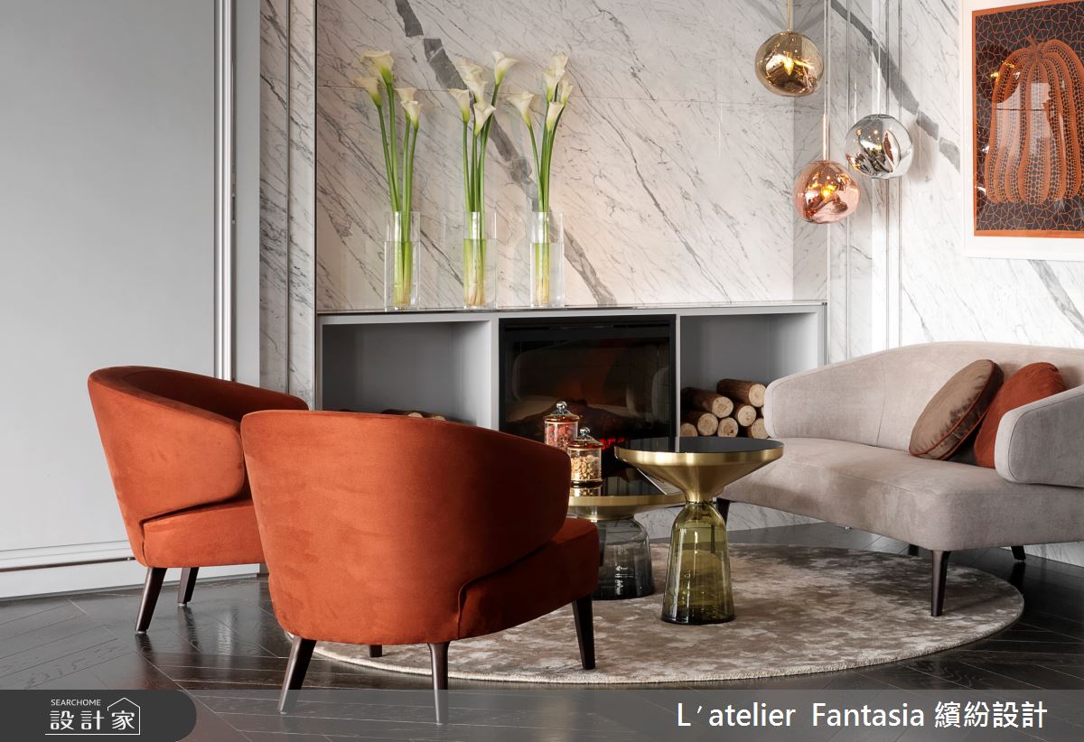 90坪新成屋(5年以下)＿混搭風客廳案例圖片＿L′atelier Fantasia 繽紛設計＿繽紛_25之1