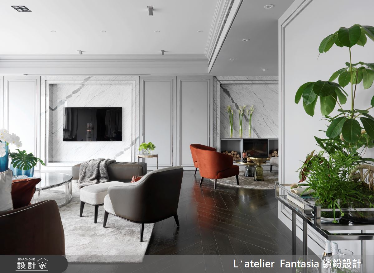 90坪新成屋(5年以下)＿混搭風客廳案例圖片＿L′atelier Fantasia 繽紛設計＿繽紛_25之2