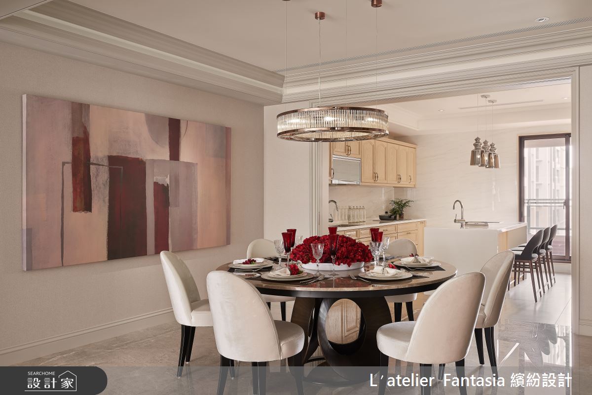 70坪新成屋(5年以下)＿新古典餐廳案例圖片＿L′atelier Fantasia 繽紛設計＿繽紛_18之11