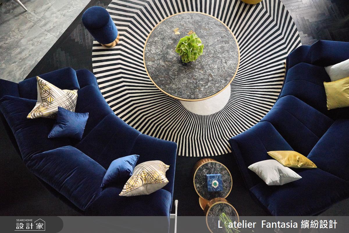 104坪新成屋(5年以下)＿奢華風客廳案例圖片＿L′atelier Fantasia 繽紛設計＿繽紛_20之3