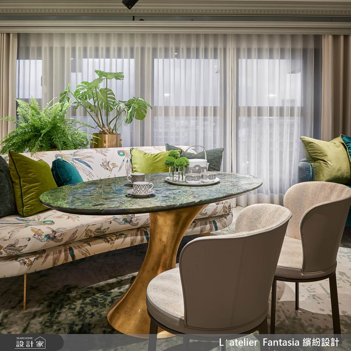 104坪新成屋(5年以下)＿奢華風客廳案例圖片＿L′atelier Fantasia 繽紛設計＿繽紛_20之11