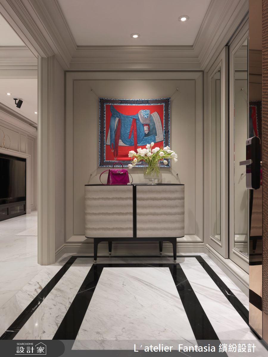 58坪新成屋(5年以下)＿新古典玄關案例圖片＿L′atelier Fantasia 繽紛設計＿繽紛_10之1