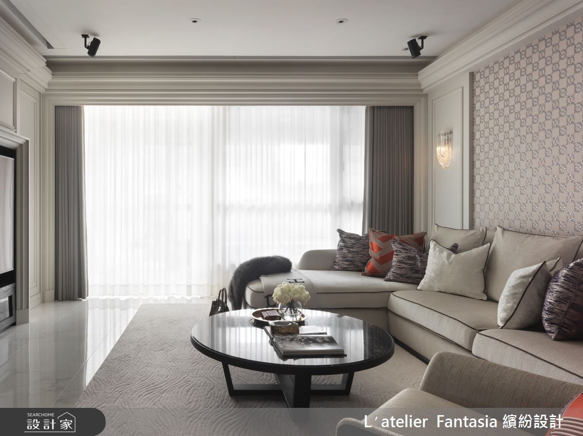 58坪新成屋(5年以下)＿新古典客廳案例圖片＿L′atelier Fantasia 繽紛設計＿繽紛_10之3