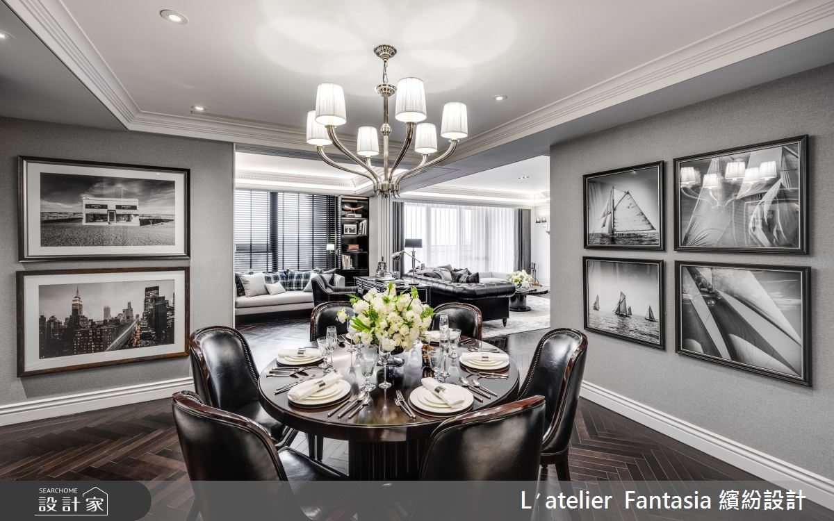 新成屋(5年以下)＿新古典客廳餐廳書房案例圖片＿L′atelier Fantasia 繽紛設計＿繽紛_21之19