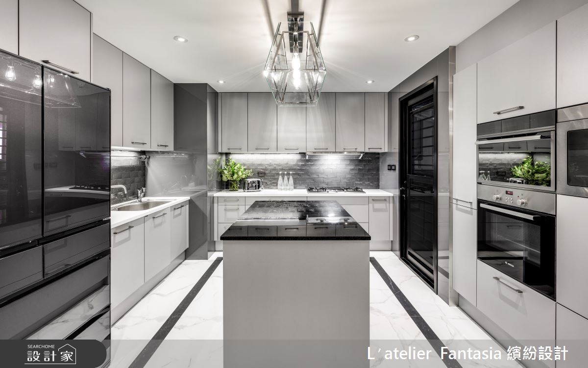 新成屋(5年以下)＿新古典廚房中島案例圖片＿L′atelier Fantasia 繽紛設計＿繽紛_21之24