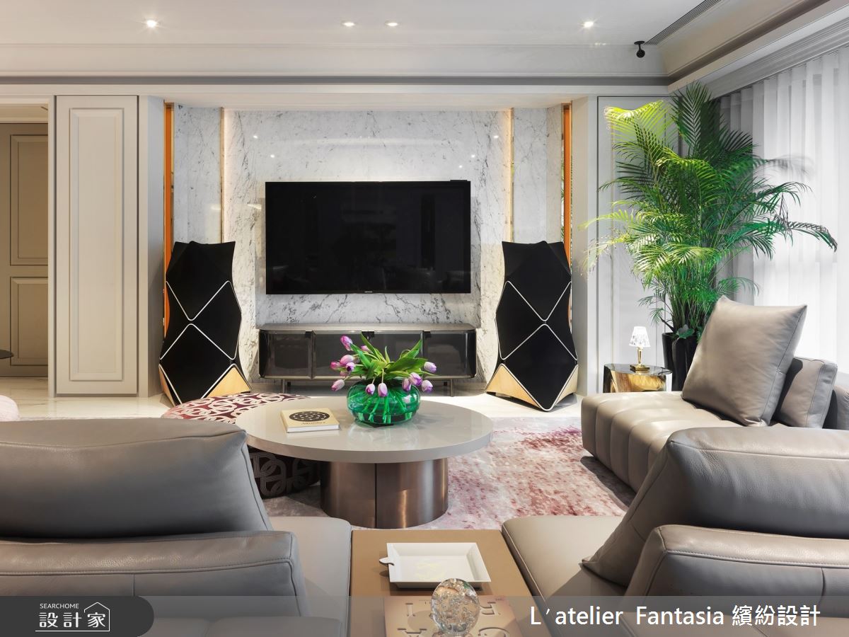 110坪新成屋(5年以下)＿新古典客廳案例圖片＿L′atelier Fantasia 繽紛設計＿繽紛_19之5