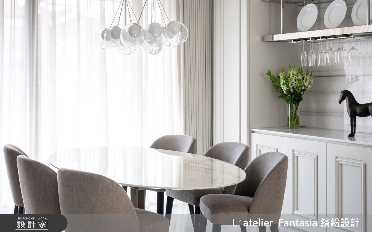 37坪新成屋(5年以下)＿新古典餐廳案例圖片＿L′atelier Fantasia 繽紛設計＿繽紛_23之7