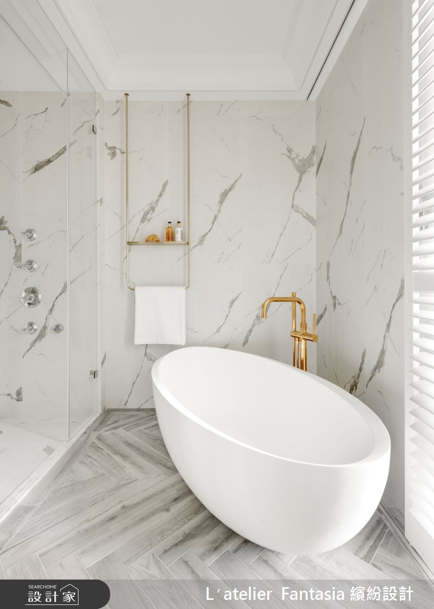 37坪新成屋(5年以下)＿新古典浴室案例圖片＿L′atelier Fantasia 繽紛設計＿繽紛_23之13