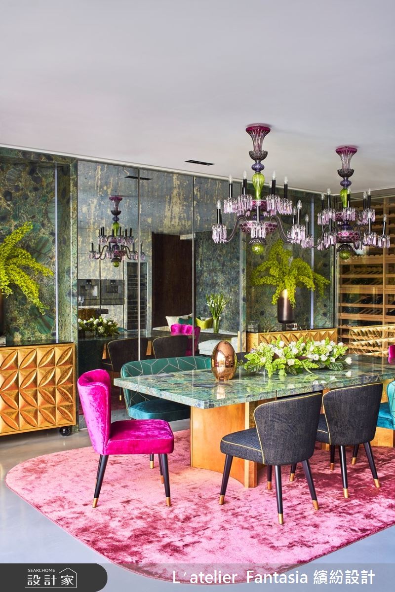 100坪新成屋(5年以下)＿新古典餐廳案例圖片＿L′atelier Fantasia 繽紛設計＿繽紛_30之5