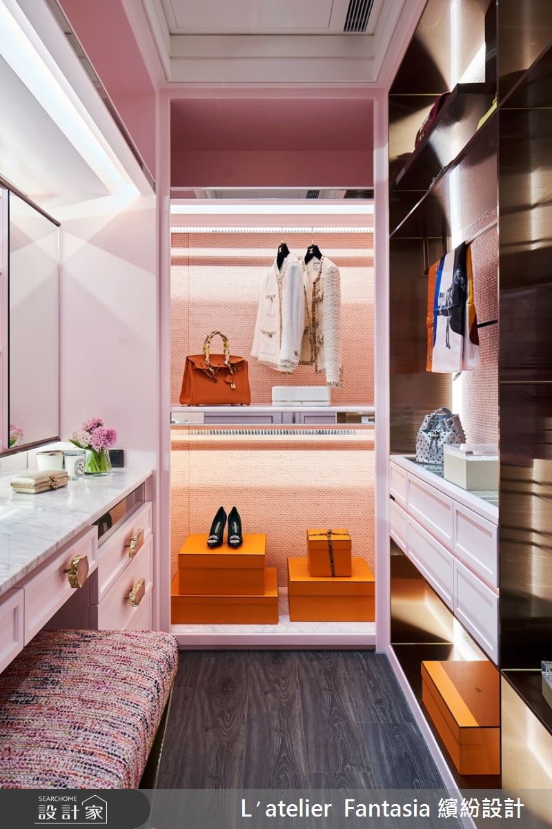 100坪新成屋(5年以下)＿新古典更衣間案例圖片＿L′atelier Fantasia 繽紛設計＿繽紛_30之10
