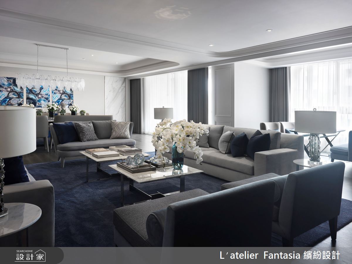 72坪新成屋(5年以下)＿新古典客廳案例圖片＿L′atelier Fantasia 繽紛設計＿繽紛_17之4