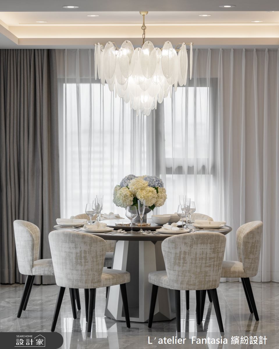 80坪新成屋(5年以下)＿新古典餐廳案例圖片＿L′atelier Fantasia 繽紛設計＿繽紛_04之6