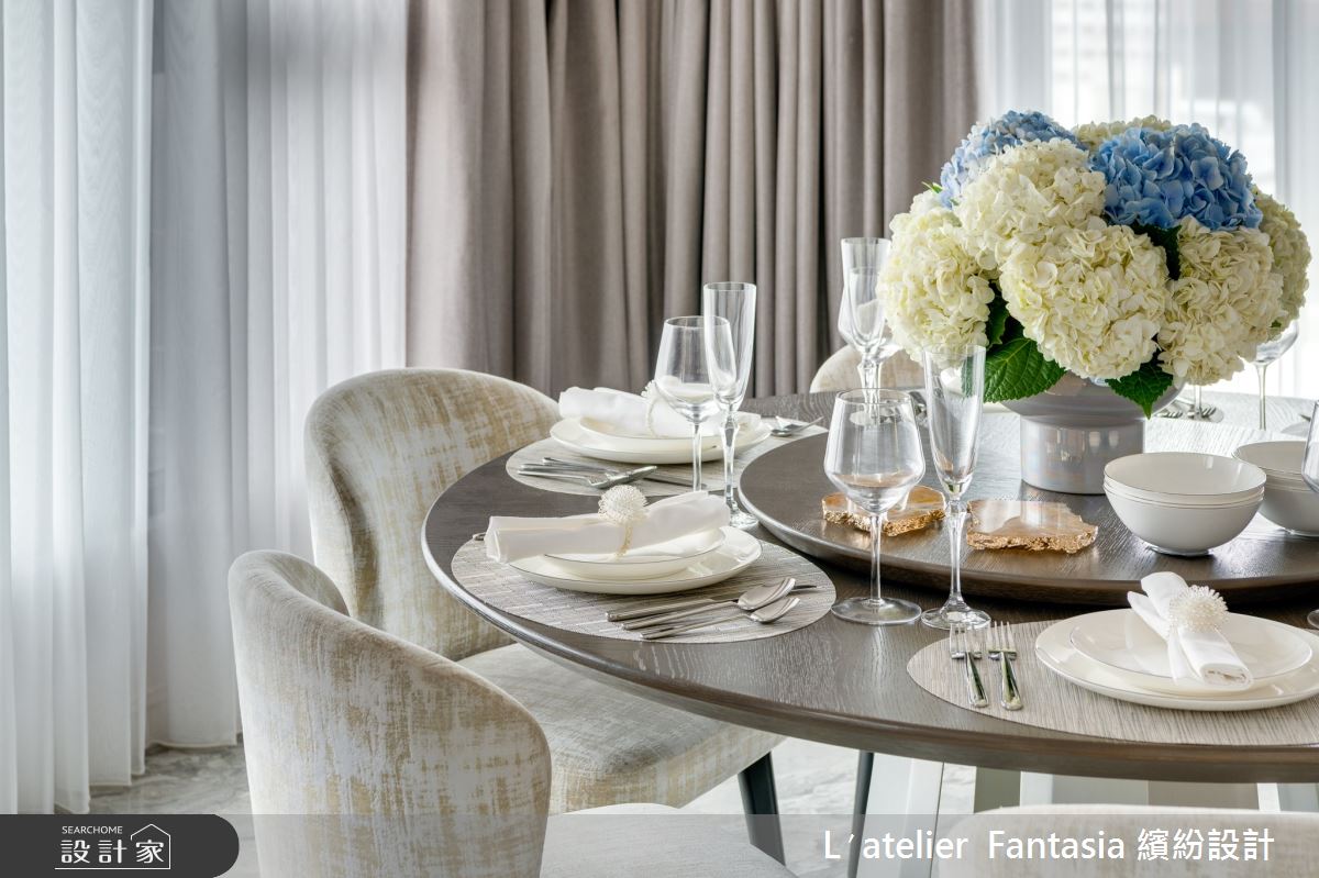 80坪新成屋(5年以下)＿新古典餐廳案例圖片＿L′atelier Fantasia 繽紛設計＿繽紛_04之7