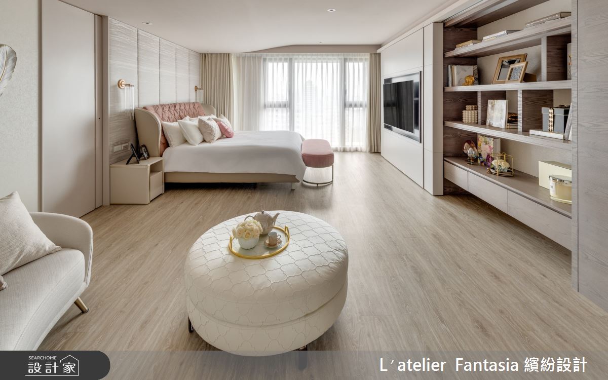 80坪新成屋(5年以下)＿新古典臥室案例圖片＿L′atelier Fantasia 繽紛設計＿繽紛_04之10