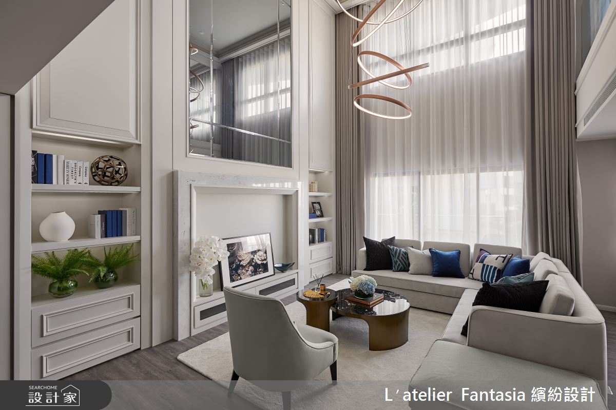 60坪新成屋(5年以下)＿新古典客廳案例圖片＿L′atelier Fantasia 繽紛設計＿繽紛_03之2