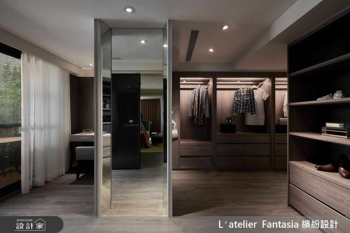 60坪新成屋(5年以下)＿新古典更衣間案例圖片＿L′atelier Fantasia 繽紛設計＿繽紛_03之11