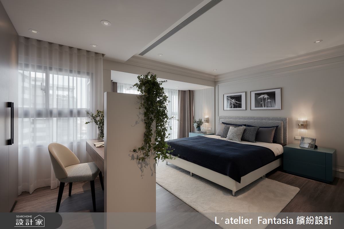60坪新成屋(5年以下)＿新古典臥室案例圖片＿L′atelier Fantasia 繽紛設計＿繽紛_03之13