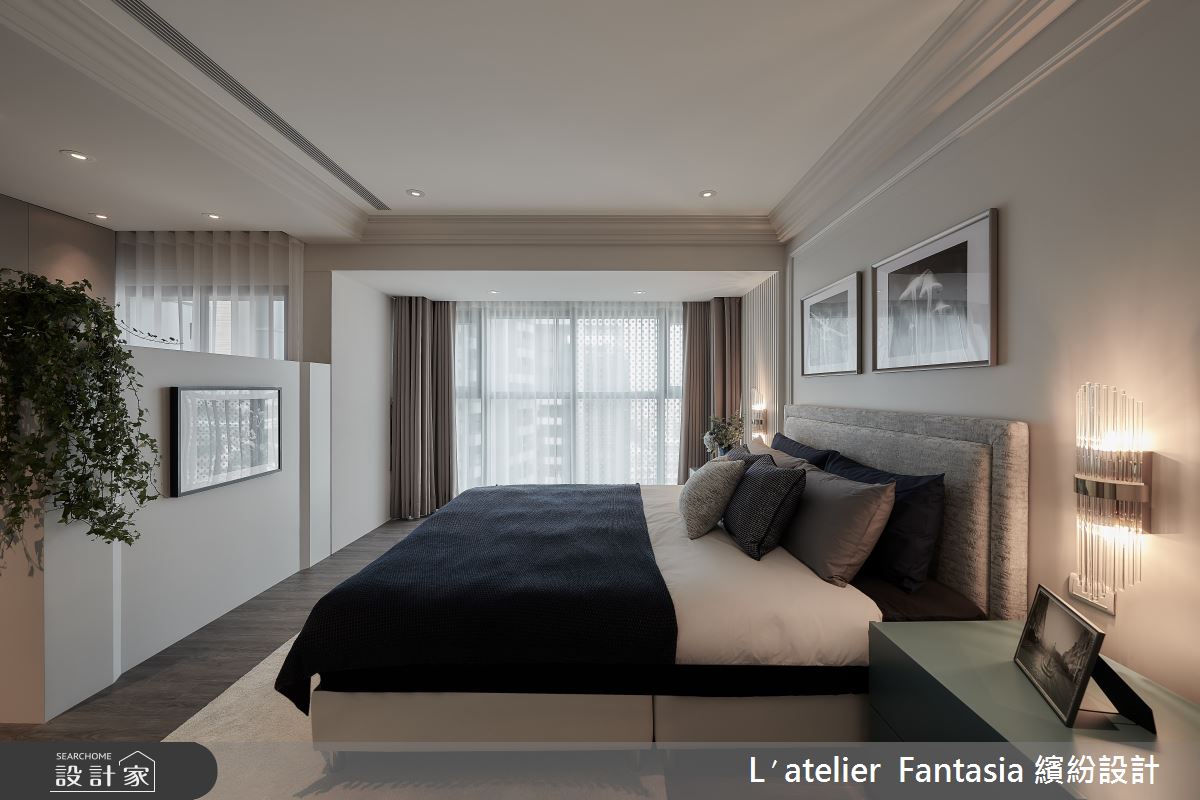 60坪新成屋(5年以下)＿新古典臥室案例圖片＿L′atelier Fantasia 繽紛設計＿繽紛_03之14