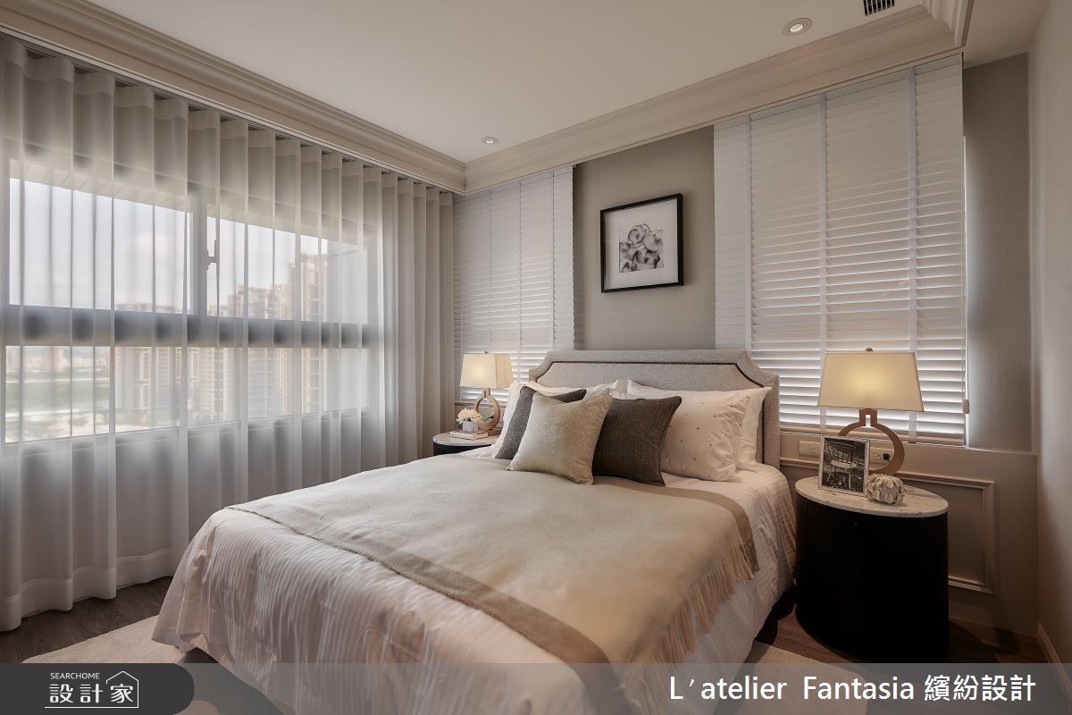 60坪新成屋(5年以下)＿新古典臥室案例圖片＿L′atelier Fantasia 繽紛設計＿繽紛_03之16