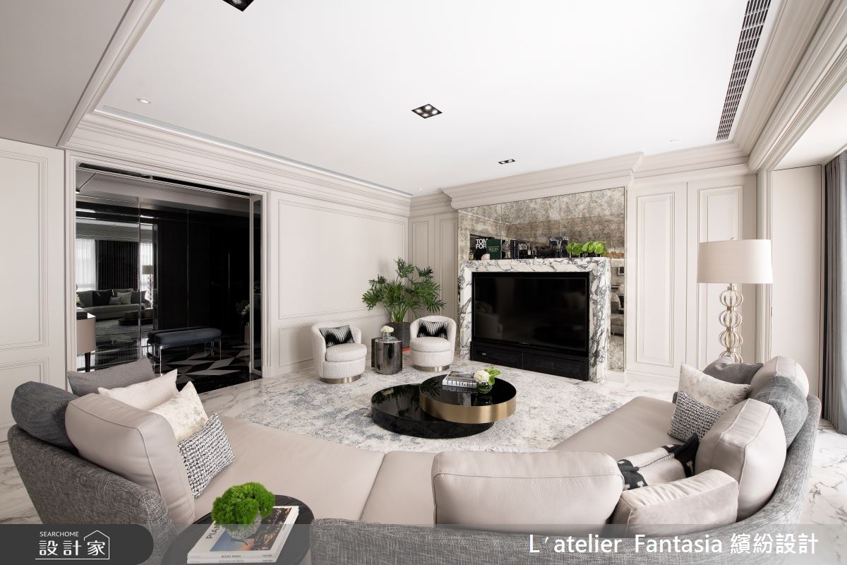47坪中古屋(5~15年)＿新古典客廳案例圖片＿L′atelier Fantasia 繽紛設計＿繽紛_26之3
